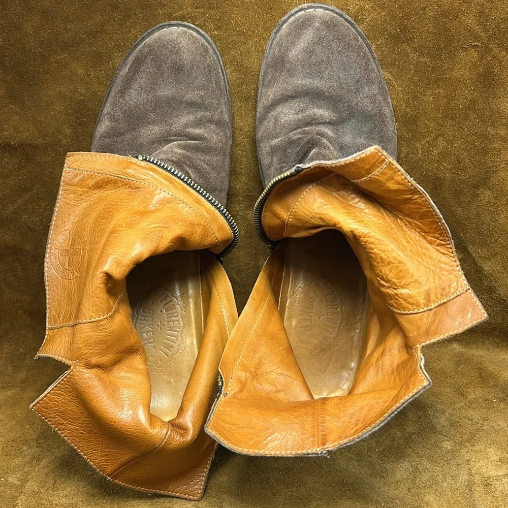 Fiorentini + Baker Brown Suede Ankle Boots - Picture 6 of 7